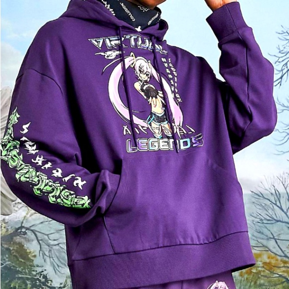 😈👩‍🎤 Asos / Collusion Anime OVERSIZED sweatsuit 👩‍🎤👿